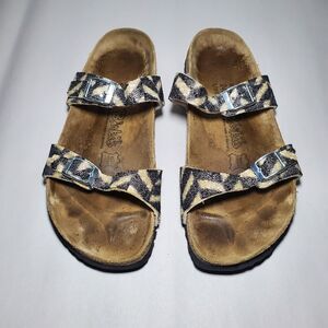 Birkis Tahiti Beaded Double Strap Sandals Size 38 (7.5-8)